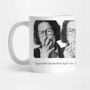 Curmudgeonly Fran Lebowitz Quote Mug